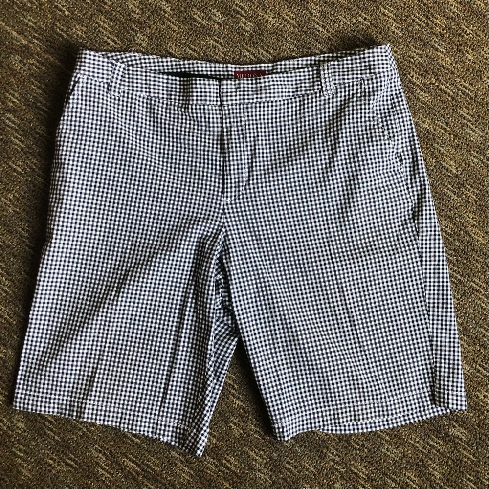 Merona Brand Gingham B&W Shorts | 16